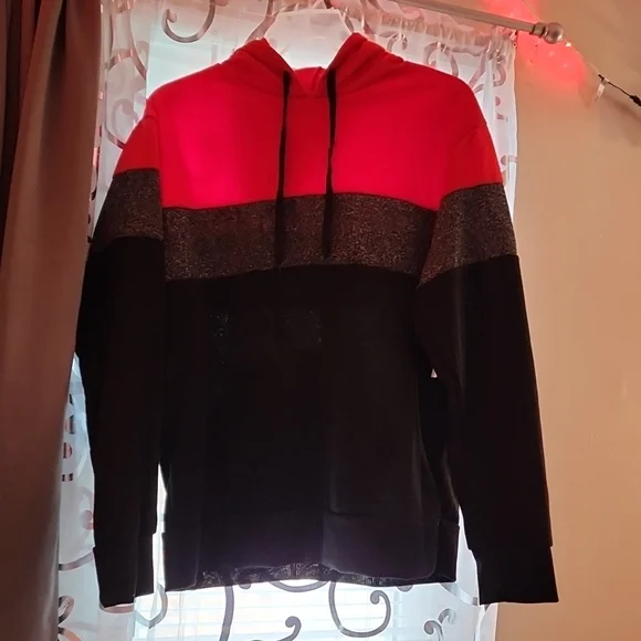 Mens red, gray, and black hoodie NWT - Picture 1 of 1
